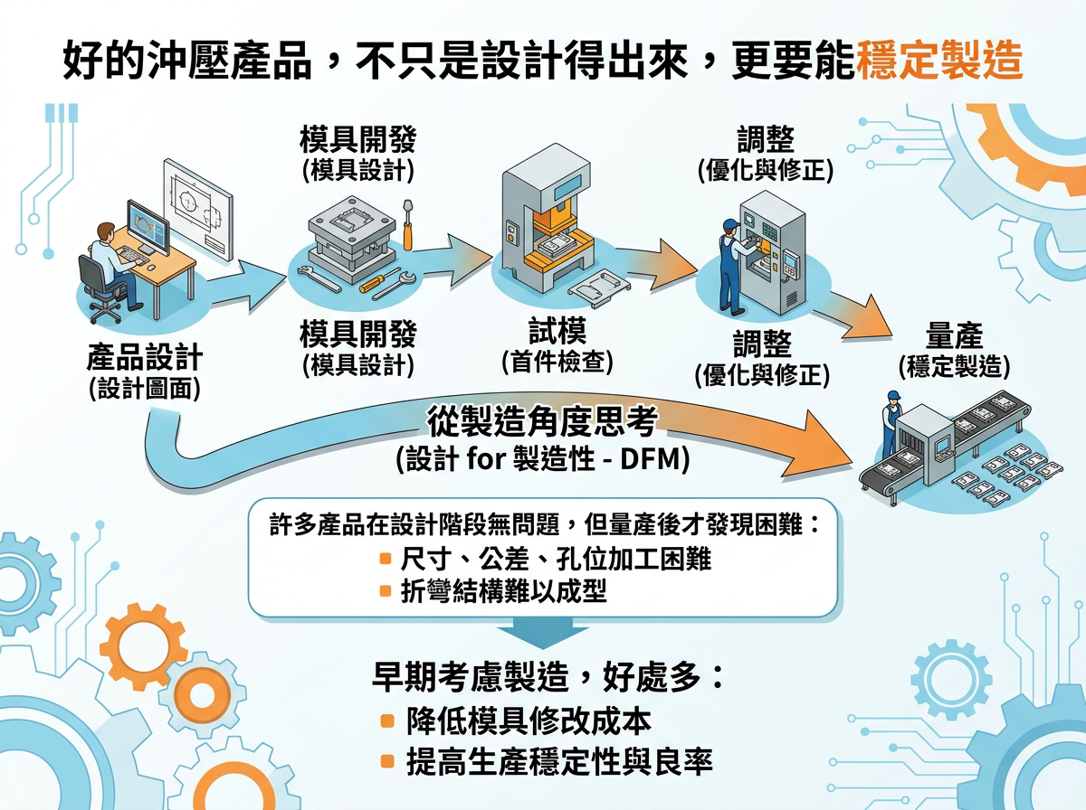 彰化縣-耀德工業-模具開發-提供一站式製造 從設計到量產_生活五金-廠房設備-好的沖壓產品，不只是設計得出來，更要能穩定製造
