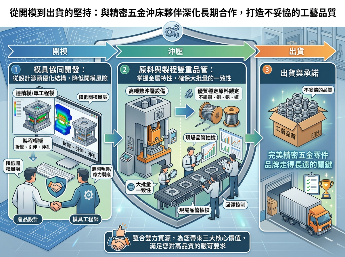 彰化縣-耀德工業-模具開發-提供一站式製造 從設計到量產 從開模到出貨的堅持：與精密五金沖床夥伴深化長期合作，打造不妥協的工藝品質
